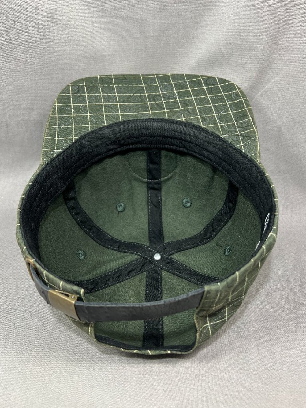 Coalatree Organics Strapback Hat Green Plaid Trailhead Outdoor Adult Dad Cap - Picture 12 of 16